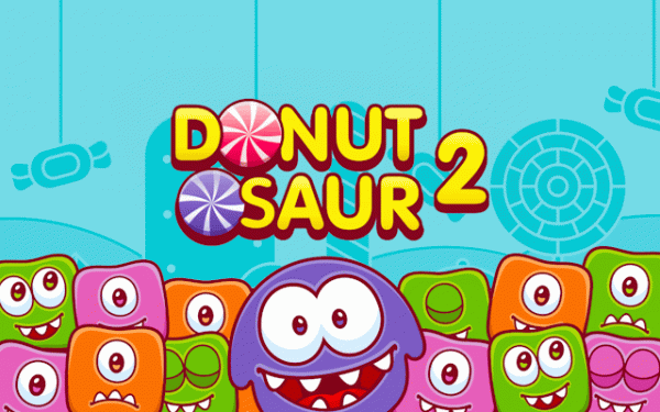 Donutosaur 2: Candy Quest Puzzle Game