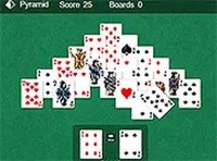 Microsoft Pyramid Solitaire Online Game